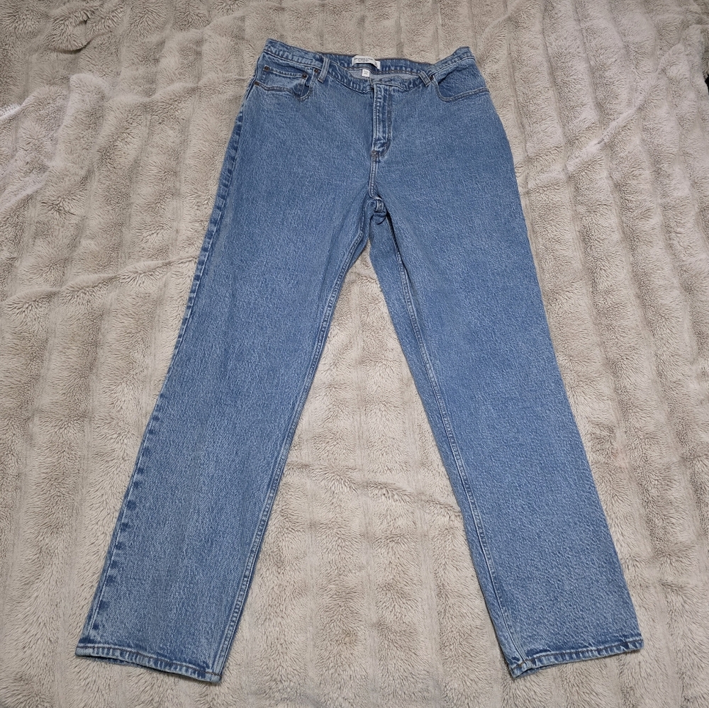NWOT 16L Abercrombie & Fitch Curve Love '90s Straight Ultra High Rise Jeans